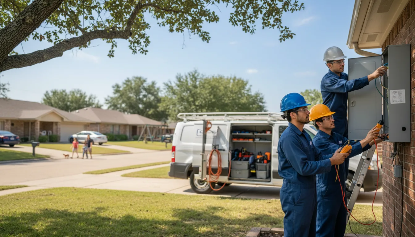 Certified electrician providing emergency electrical services in Larose, LA